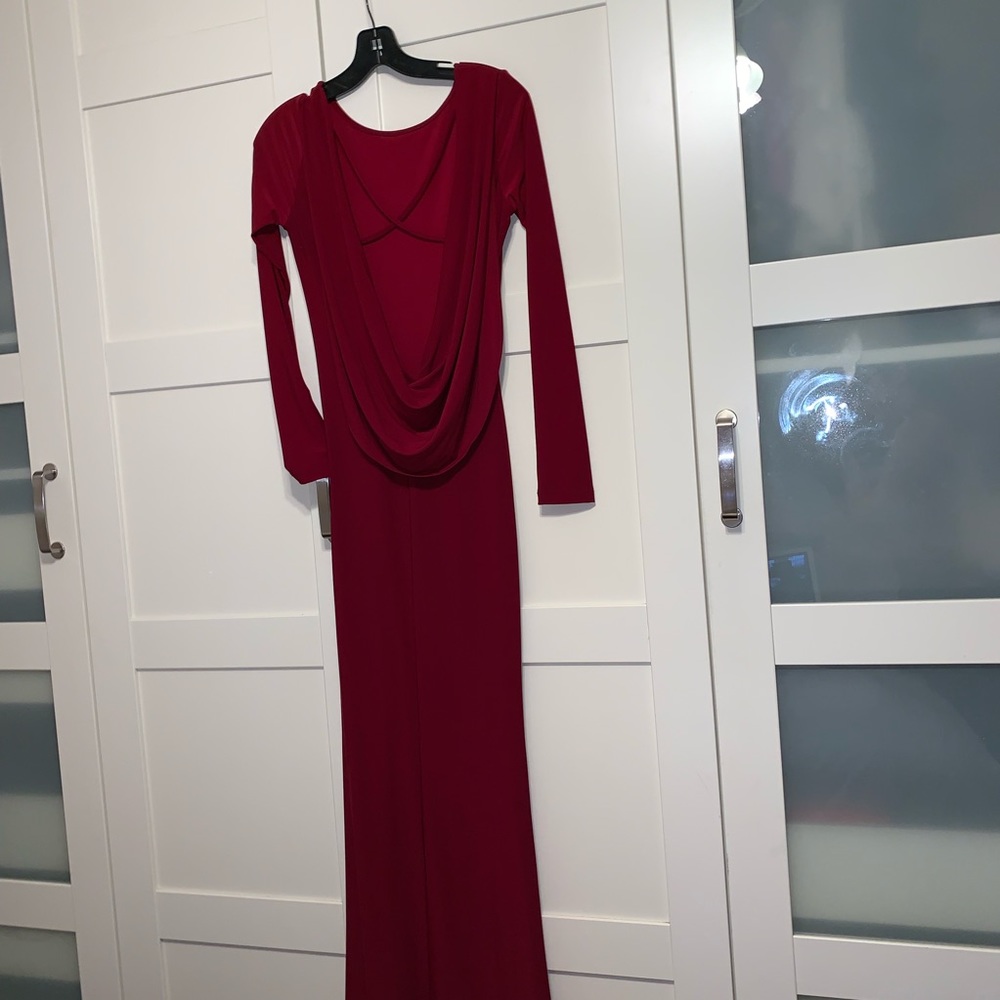 Windsor gown with open back